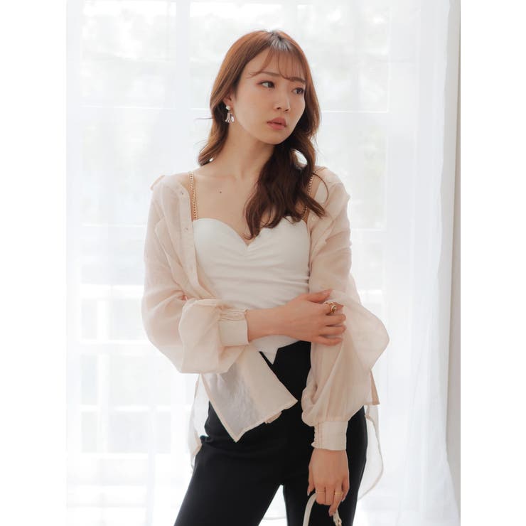 ベルトsetオーバーシアーシャツ Uvカット 品番 Linw Lipservice リップサービス のレディース ファッション通販 Shoplist ショップリスト