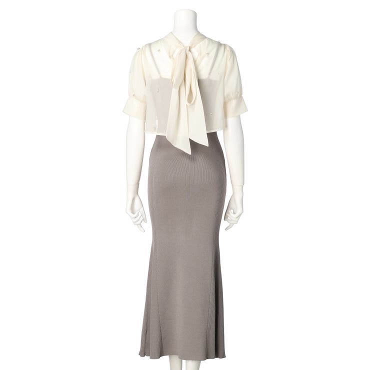 パールブラウスマーメイドキャミワンピース | LIPSERVICE | 詳細画像16 