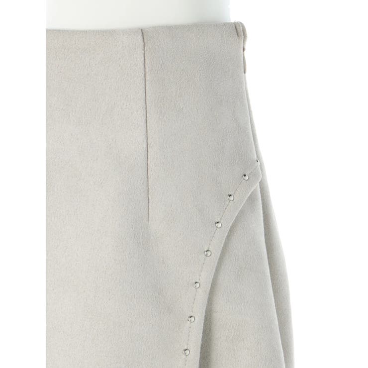 インナーSPT付きスタッズラインスカート[品番：LINW0002011