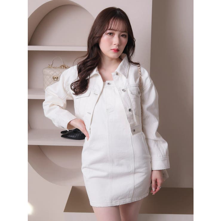 lady denimクロップドGジャン | LIPSERVICE | 詳細画像8 