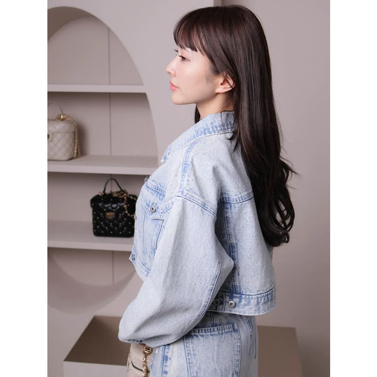 lady denimクロップドGジャン | LIPSERVICE | 詳細画像15 