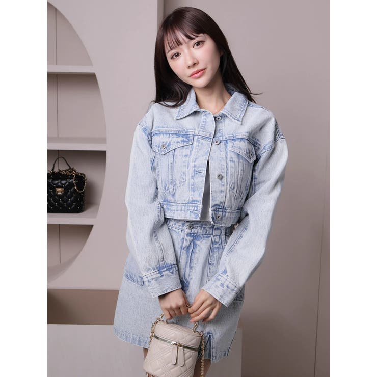 lady denimクロップドGジャン | LIPSERVICE | 詳細画像16 