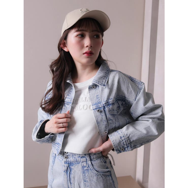 lady denimクロップドGジャン | LIPSERVICE | 詳細画像19 