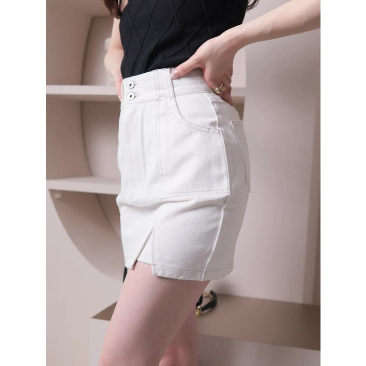 lady denimミニスカート[品番：LINW0002312]｜LIPSERVICE