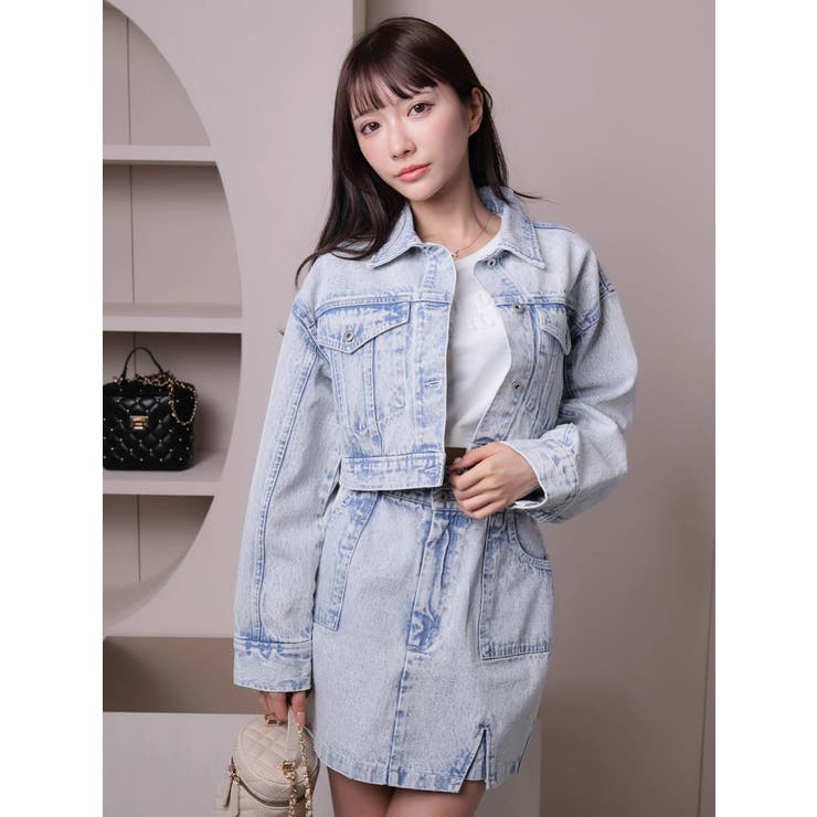lady denimミニスカート[品番：LINW0002312]｜LIPSERVICE