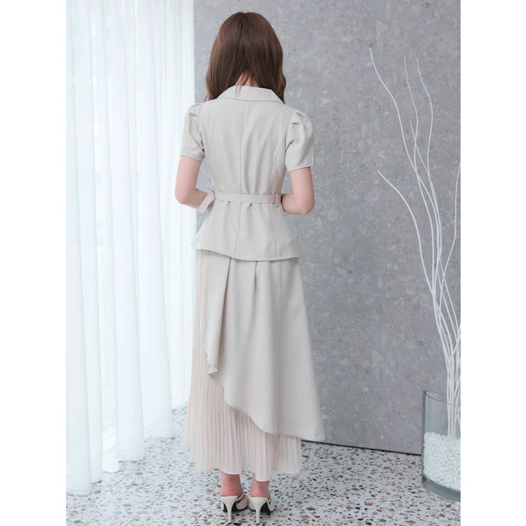 ジャケットレイヤードプリーツワンピース | LIPSERVICE | 詳細画像11 