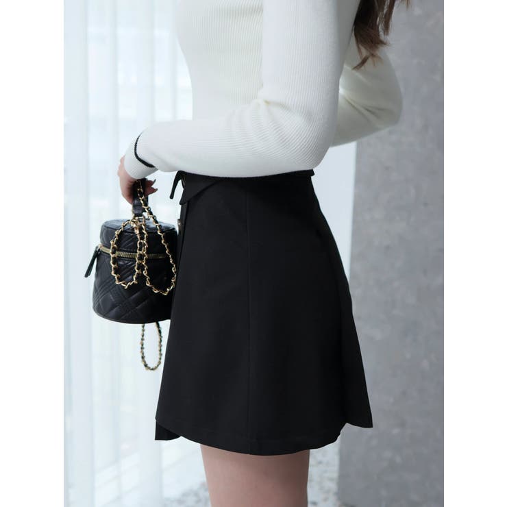 インナーSPT付アシメプリーツスカート | LIPSERVICE | 詳細画像14 