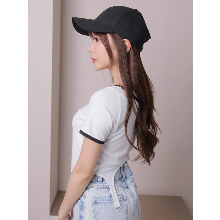 クロップドガーターカットトップス | LIPSERVICE | 詳細画像3 