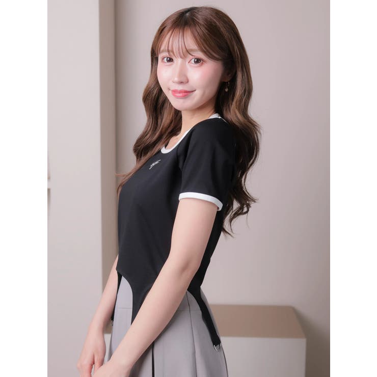 クロップドガーターカットトップス | LIPSERVICE | 詳細画像16 