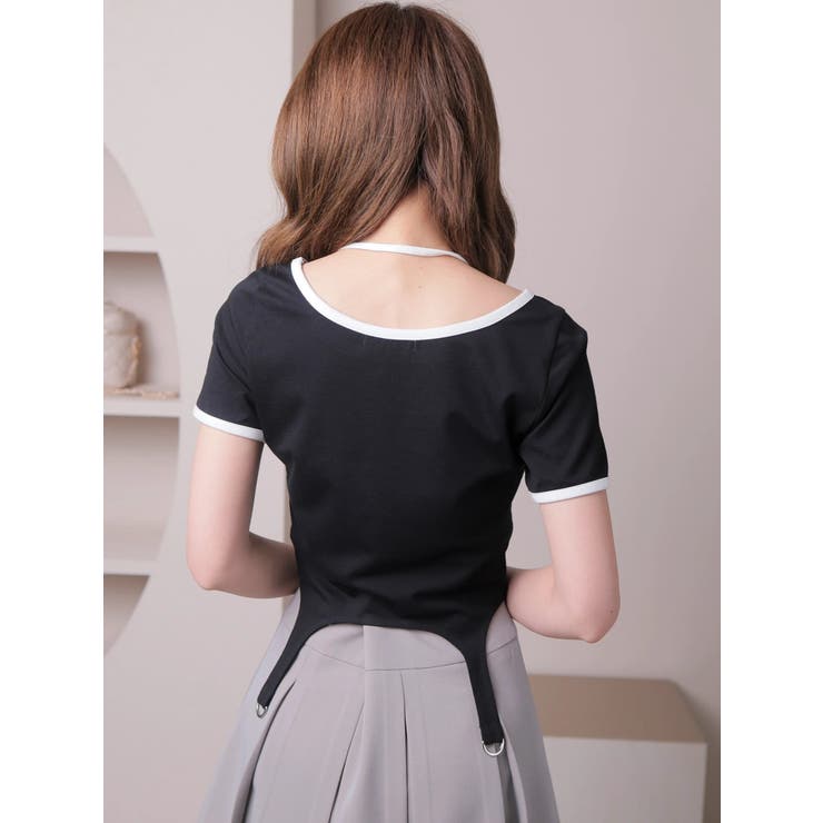 クロップドガーターカットトップス | LIPSERVICE | 詳細画像17 