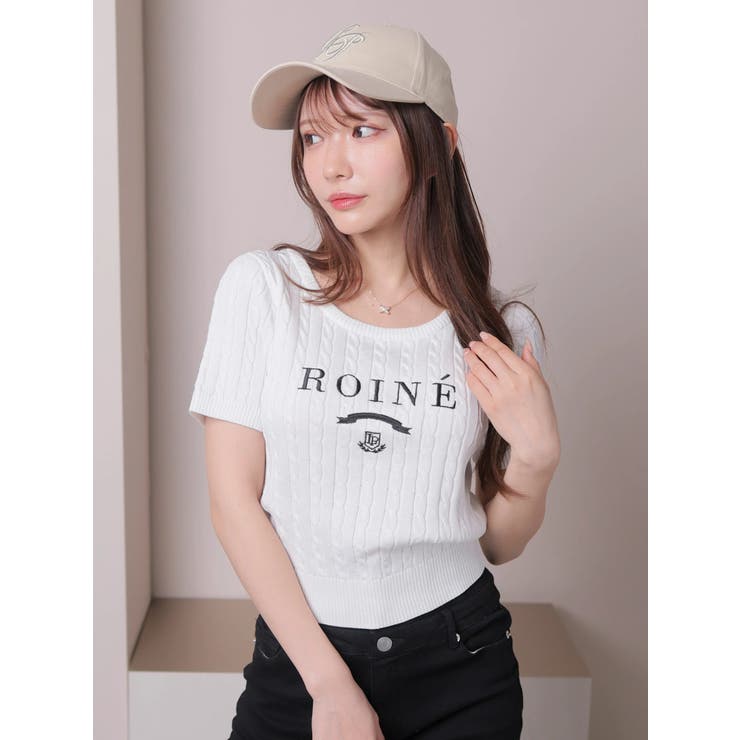 ROINEケーブルサマーニット ROINEケーブルサマーニット[品番：LINW0002376]｜LIPSERVICE