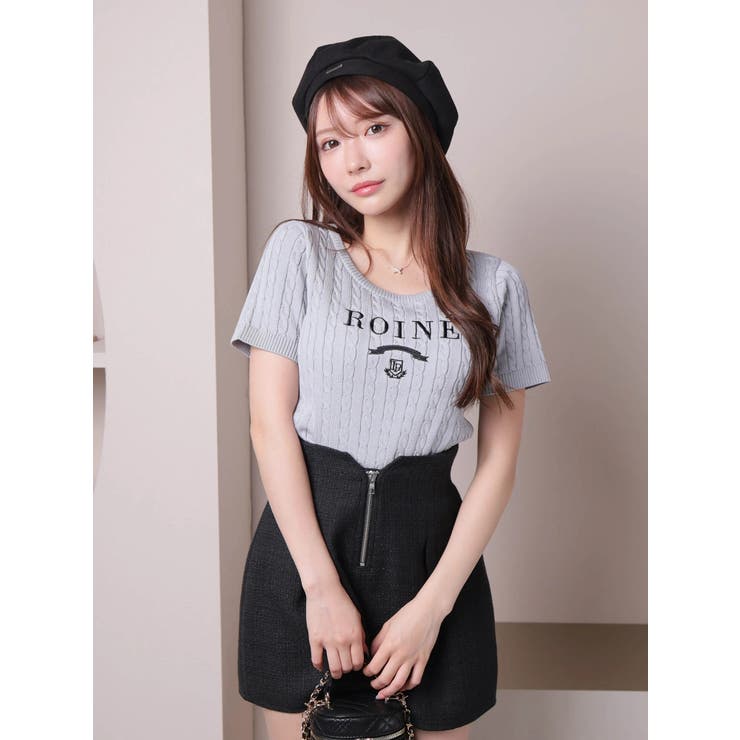 ROINEケーブルサマーニット ROINEケーブルサマーニット[品番：LINW0002376]｜LIPSERVICE