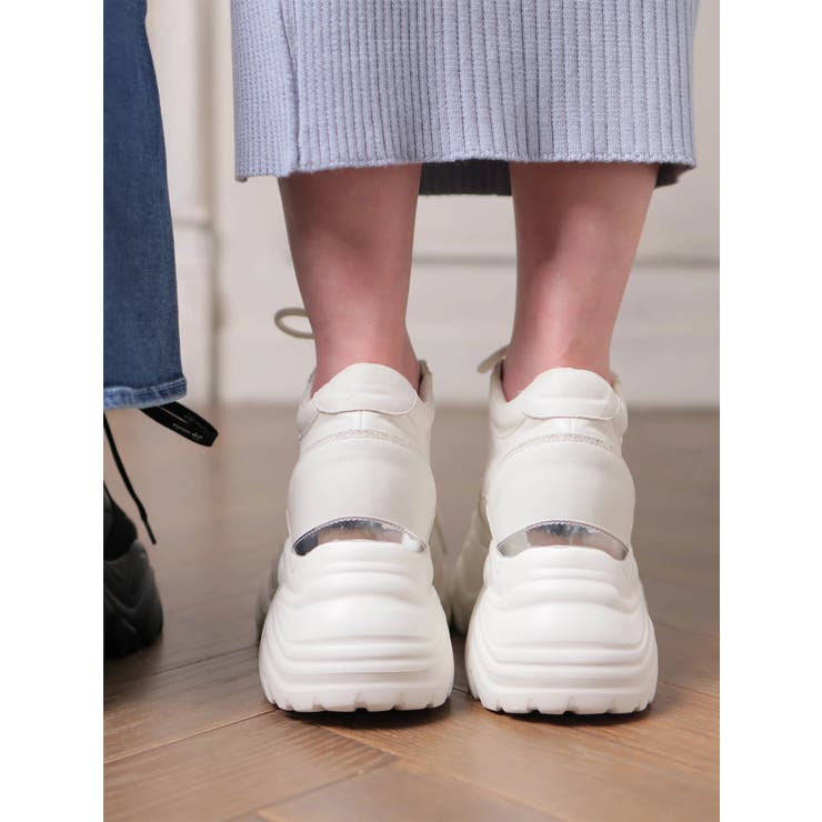 ロゴシューレースボリュームソールスニーカー | LIPSERVICE | 詳細画像9 