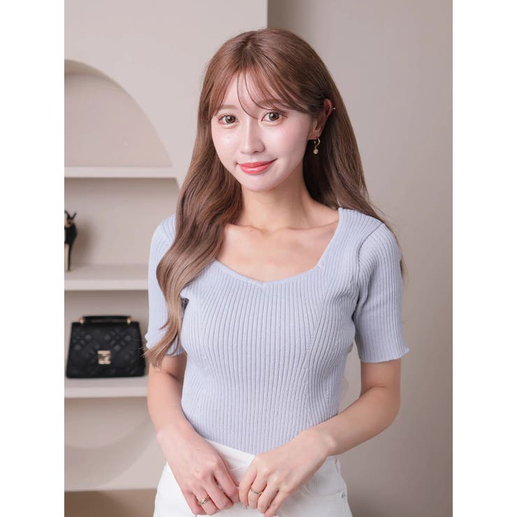 バックリボンリブニット | LIPSERVICE | 詳細画像6 