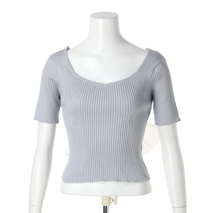 バックリボンリブニット | LIPSERVICE | 詳細画像30 