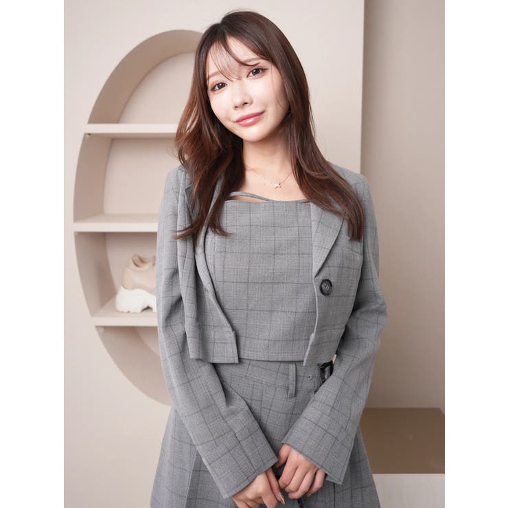 ミックス２ | マルチパターンクロップドジャケット | LIPSERVICE