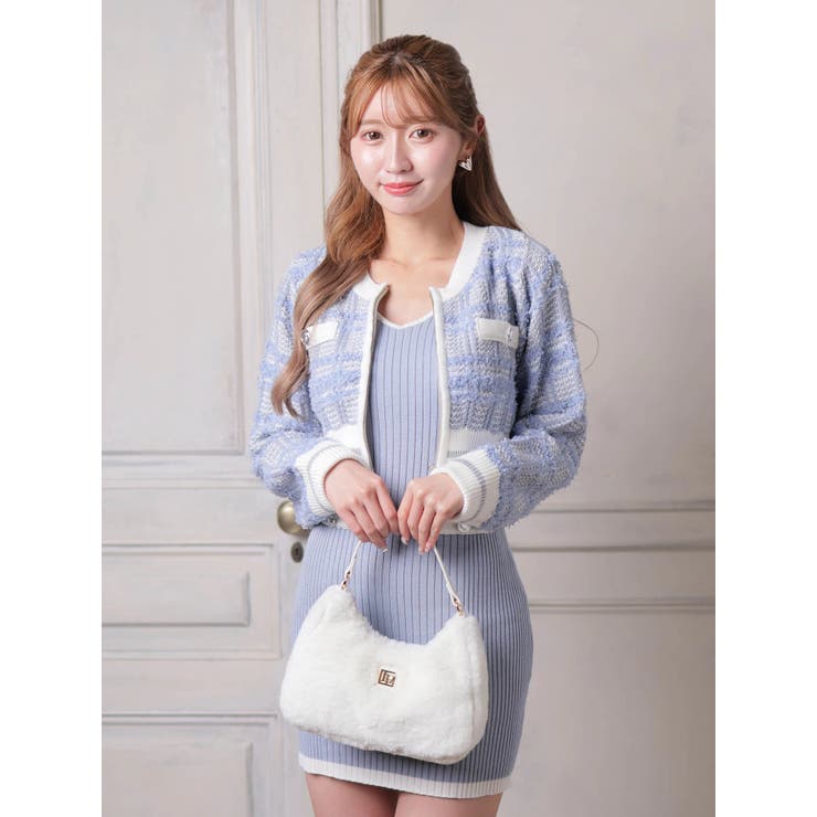 ツイードアンサンブルニットワンピース | LIPSERVICE | 詳細画像38 