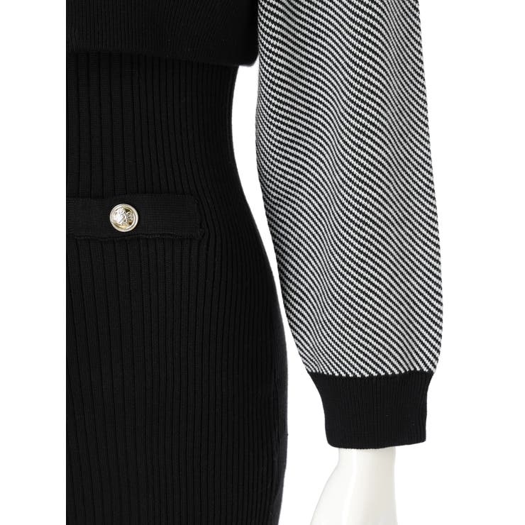 ツイードアンサンブルニットワンピース | LIPSERVICE | 詳細画像59 