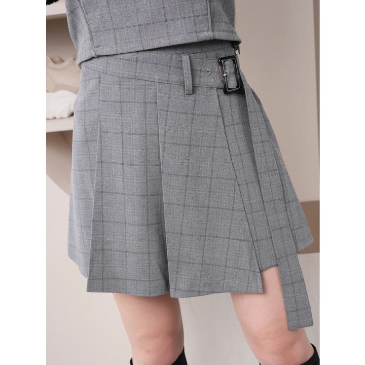 マルチパターンベルトプリーツスカート | LIPSERVICE | 詳細画像10 