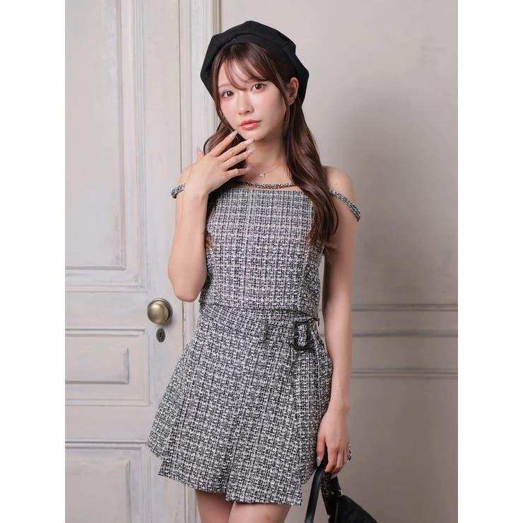 マルチパターンベルトプリーツスカート | LIPSERVICE | 詳細画像24 