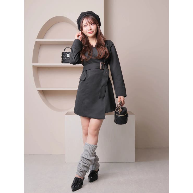 2wayスリーブサイドシアージャケットワンピース | LIPSERVICE | 詳細画像4 