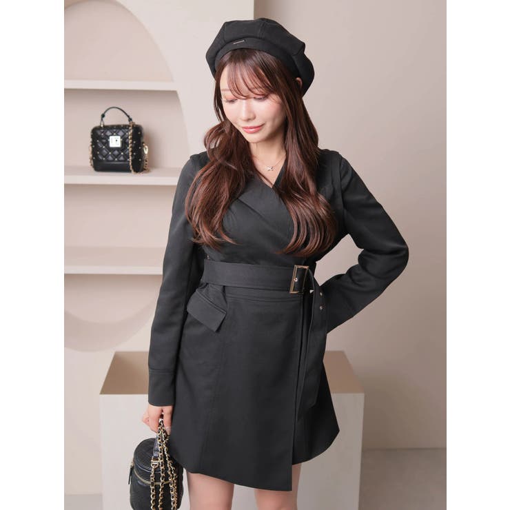 2wayスリーブサイドシアージャケットワンピース | LIPSERVICE | 詳細画像7 