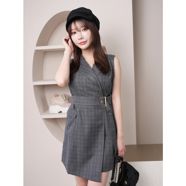 2wayスリーブサイドシアージャケットワンピース | LIPSERVICE | 詳細画像27 