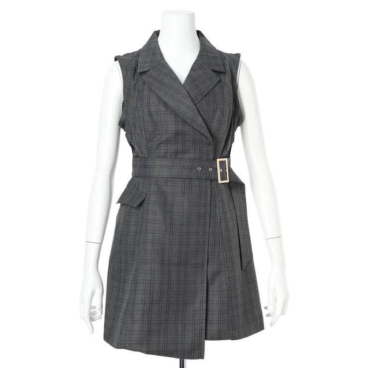 2wayスリーブサイドシアージャケットワンピース | LIPSERVICE | 詳細画像36 