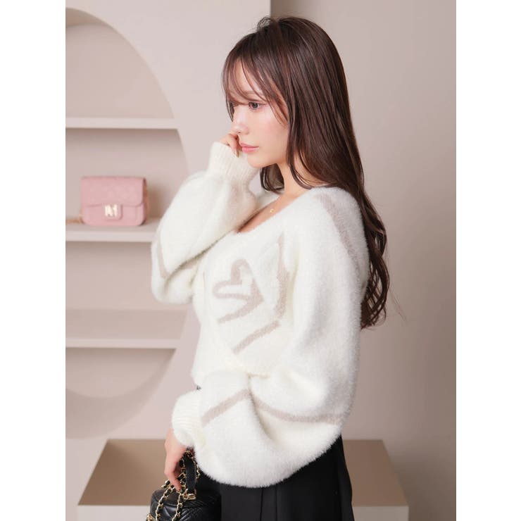 ニュアンスラインフェザーニットアンサンブル | LIPSERVICE | 詳細画像31 