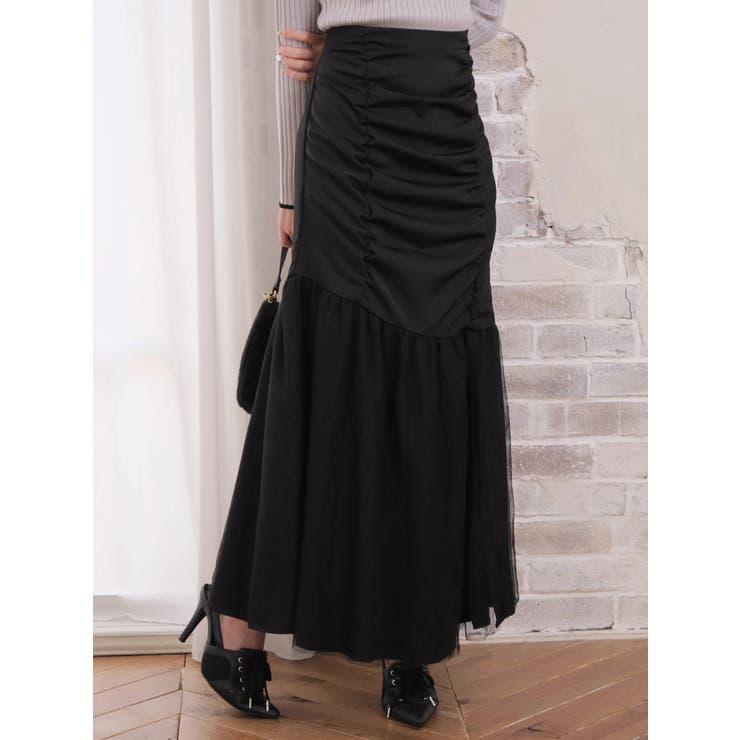 ギャザーボリュームチュールスカート | LIPSERVICE | 詳細画像20 