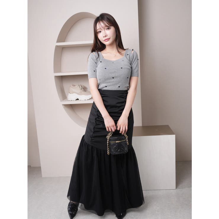 ギャザーボリュームチュールスカート | LIPSERVICE | 詳細画像34 