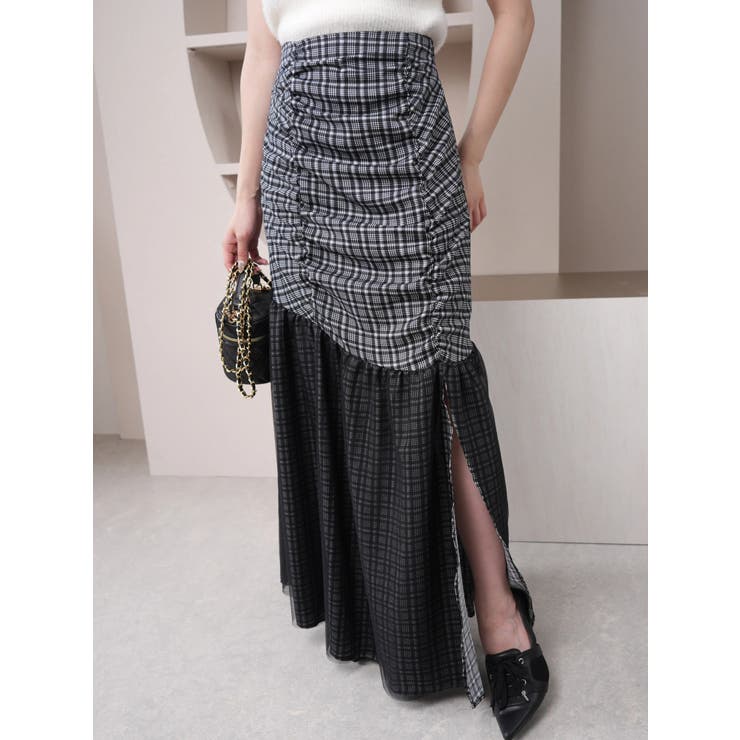 ギャザーボリュームチュールスカート | LIPSERVICE | 詳細画像42 