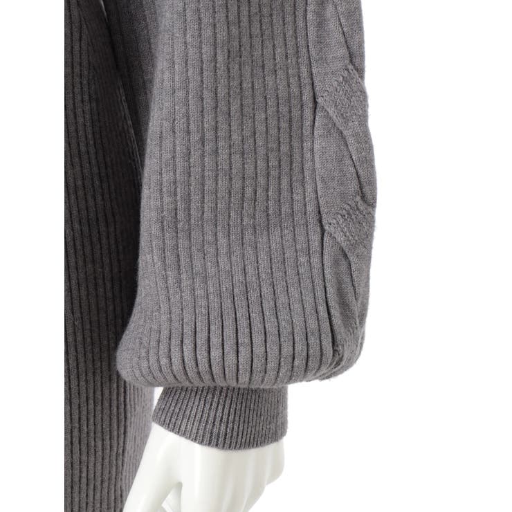 ファーフードニットワンピース | LIPSERVICE | 詳細画像26 