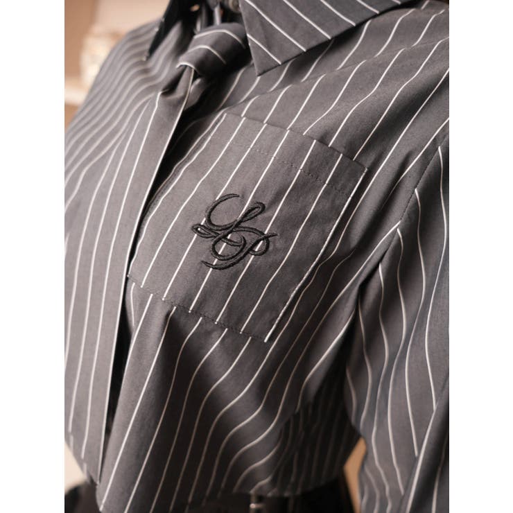 ネクタイSETクロップドシャツ [品番：LINW0002496]｜LIPSERVICE（リップサービス）のレディースファッション通販｜SHOPLIST（ショップリスト）