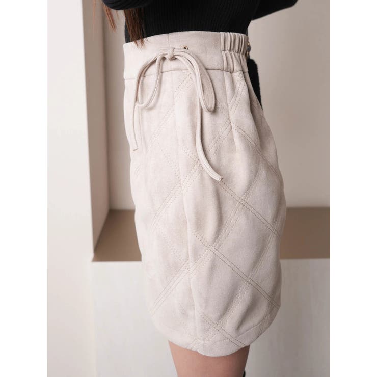 サイドリボンダイヤステッチミニスカート | LIPSERVICE | 詳細画像6 