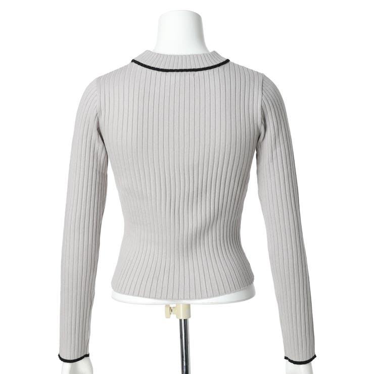 La Coquette ラインリブニット | LIPSERVICE | 詳細画像14 