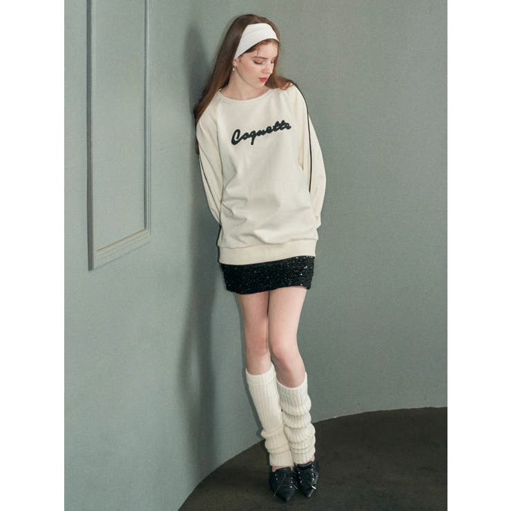 Coquetteスウェットプルオーバー | LIPSERVICE | 詳細画像2 