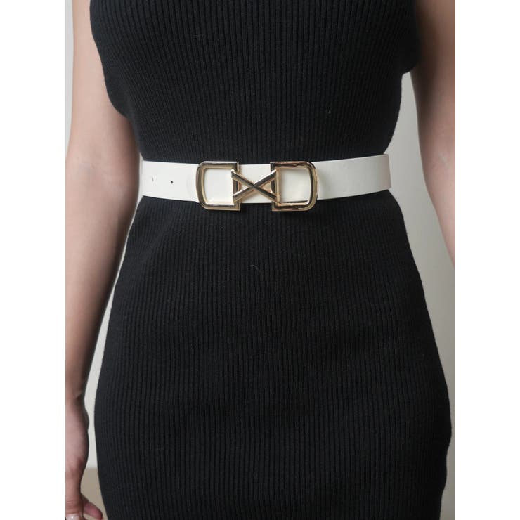 アイボリー | リバーシブルスタッズベルト | LIPSERVICE