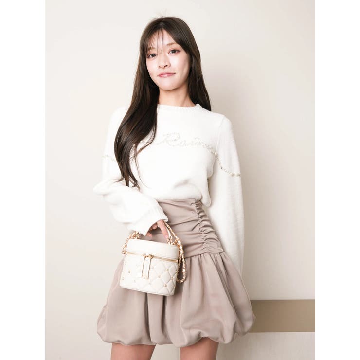 インナーショーパン付チュールバルーンスカート | LIPSERVICE | 詳細画像4 