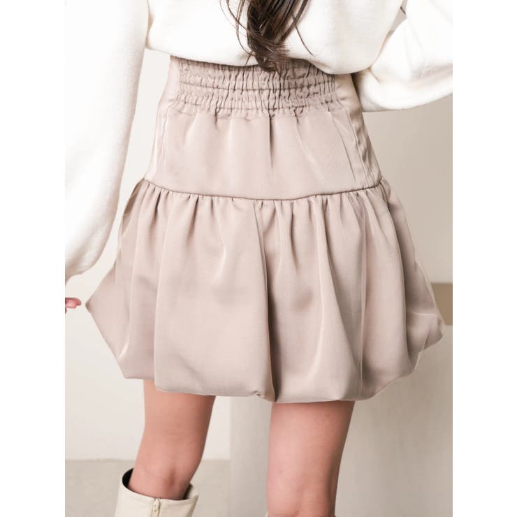 インナーショーパン付チュールバルーンスカート | LIPSERVICE | 詳細画像8 