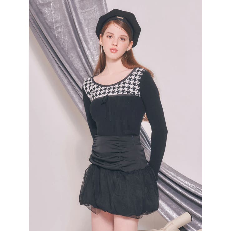 インナーショーパン付チュールバルーンスカート | LIPSERVICE | 詳細画像16 