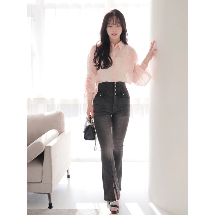 ドロストスリーブシアーシャツ | LIPSERVICE | 詳細画像12 