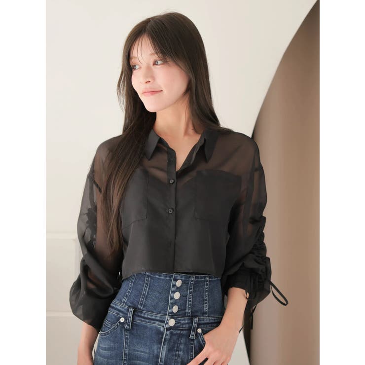 ドロストスリーブシアーシャツ | LIPSERVICE | 詳細画像26 