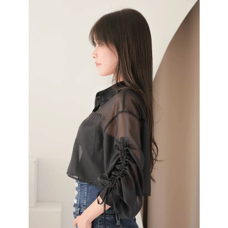 ドロストスリーブシアーシャツ | LIPSERVICE | 詳細画像27 