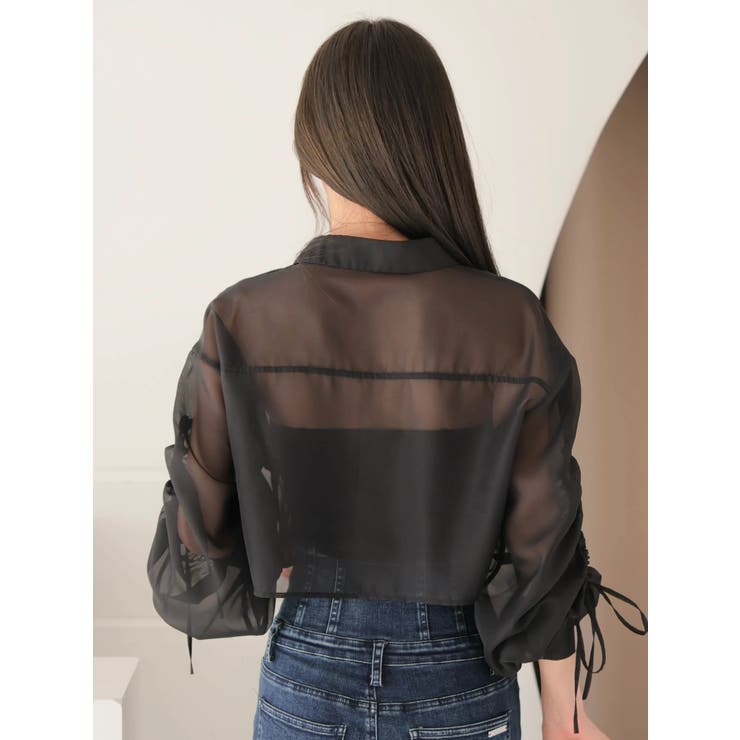 ドロストスリーブシアーシャツ | LIPSERVICE | 詳細画像29 