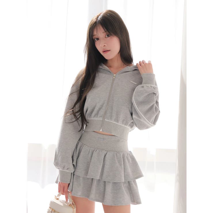 ラメスウェットフリルショーパン[品番：LINW0002577]｜LIPSERVICE