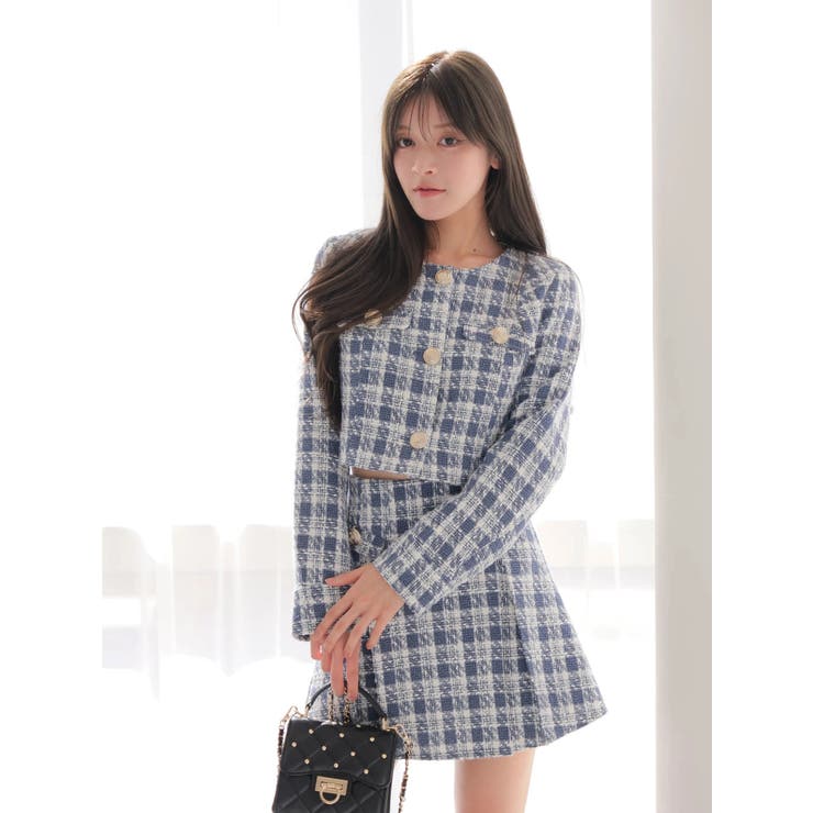 スプリングツイードプリーツスカート | LIPSERVICE | 詳細画像42 