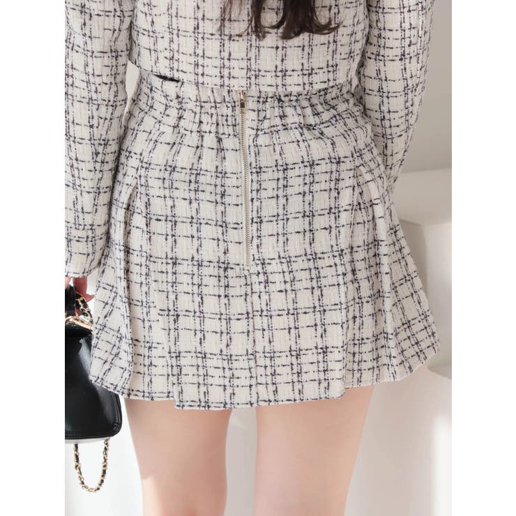 スプリングツイードプリーツスカート | LIPSERVICE | 詳細画像51 