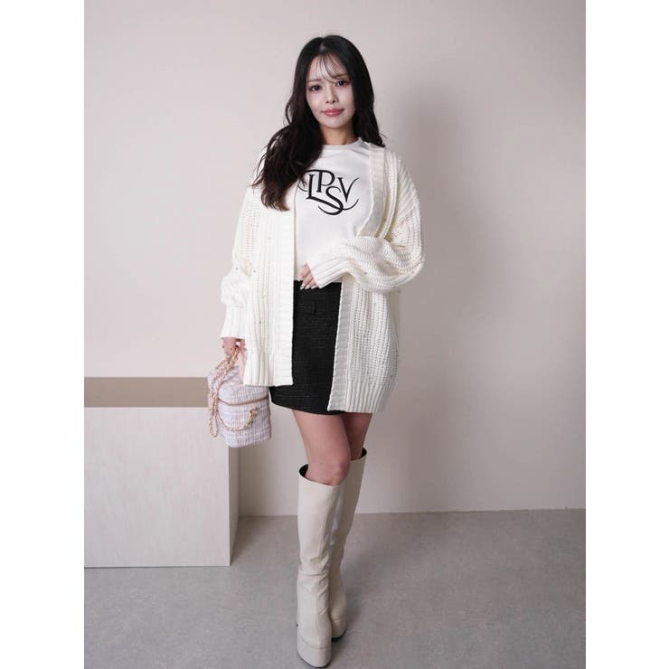 ジュエルルーズニットカーディガン | LIPSERVICE | 詳細画像28 