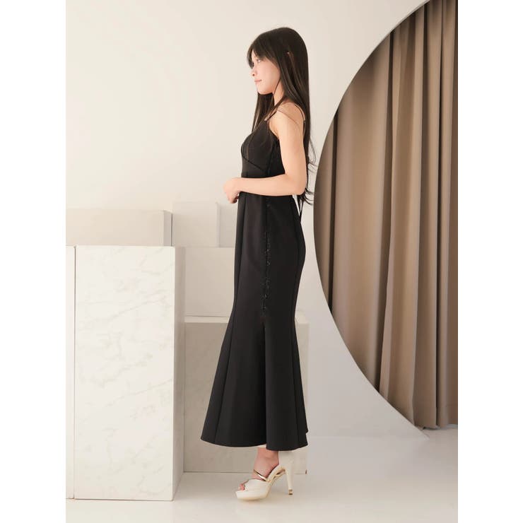 サイドレースマーメイドキャミワンピース | LIPSERVICE | 詳細画像42 